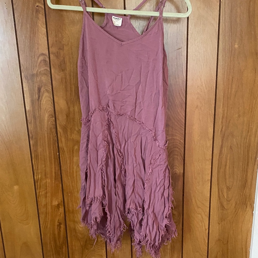 Free People Asymmetrical Mauve Dress